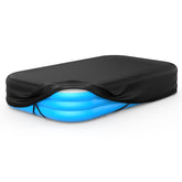 Tufmunb rectangular pool cover with elastic band delivers snug fit for 120x72 pools.