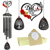 Tuhyocg 40-inch memorial wind chimes for outdoor remembrance