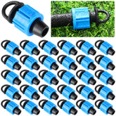 Tujoe end-cap plug blue seals 5/8 inch tubing and fits 16-17 mm lines, reducing leaks.