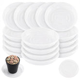 Tulpeed plant saucer 4in pack shown, versatile sizes fit small pots and protect surfaces