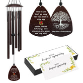 Tuned Wind Cardinal memorial wind chime, 32-inch, for outdoor remembrance and comfort.