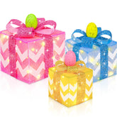 TURNMEON Easter gift box set – three-pack display for festive indoor decor.