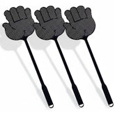 TurnOnLove flyswatter hand-shaped design provides indoor pest control with a non-slip grip.