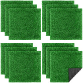 TURSTIN artificial grass mat 12x12 square for easy indoor or outdoor decor.