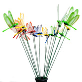 Tuxiaobu garden dragonfly stake set adds whimsy to outdoors