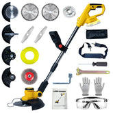 TWEFGFT cordless weed wacker compatible with DEWALT 20V for easy yard maintenance.