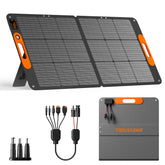 TWELSEAVAN 110W panel folded compact for easy transport on outdoor trips