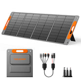 TWELSEAVAN 120W solar panel folds into a compact briefcase for easy setup.