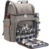 TwentyNext picnic backpack with large insulated cooler to keep drinks and food fresh.