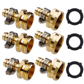 Twinkle Star brass half-inch hose mender connector for easy repairs.