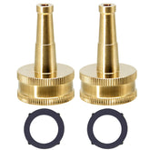 Twinkle Star brass jet sweeper nozzle 2-pack product shot for durable cleaning.