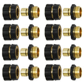 Twinkle Star garden hose quick connector set with universal on/off control.
