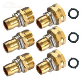 Twinkle Star repair connector with copper-tone aluminum body for durable hose fixes.