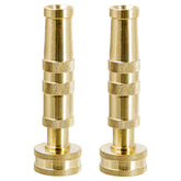 Twinkle Star heavy-duty brass adjustable nozzle close-up for reliable garden watering