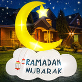 TwoBees Ramadan inflatable 6ft with front lights for striking night time yard decor