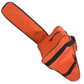 Txelegant chainsaw bag 18–20 inch orange with handle for secure transport.