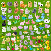 U-Zimikee mini resin corgi figure for dollhouses and fairy gardens