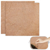 U0U worm blanket 2x2ft top view, natural jute for moisture retention