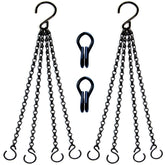 Uarepretty 26inch heavy-duty chain close-up ideal for outdoor plant pots