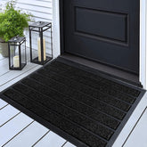 UBDYO dirt-trapping door mat with grass and rubber for clean entryways.