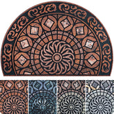 UBDYO unique pattern front door mat showcases durable, inviting entrance for outdoor use.