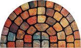 ubdyo Welcome in Style front door mat with low pile for easy door clearance