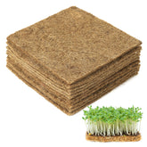 UCandy 10-pack jute grow mats 5x5 soaking water for even germination