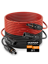 UCANUUP MC4 extension cable with secure connectors for solar system connections