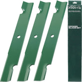 UDC Parts 038-0005-00 mower blades, front view, durable cutting design