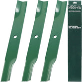 UDC Parts 603995 blade pack for Hustler Raptor 52-inch deck delivers mulching-ready performance.