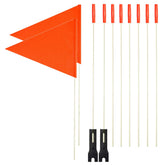 Uelfbaby bike flag with 6ft pole for high visibility
