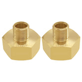 Uenede water line adapter with 3/4 GHT female to 3/8 compression male for versatile connections
