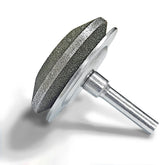 UF-SHARP Diamond lawn mower blade sharpener 120 grit sharpens edges for longer blade life.