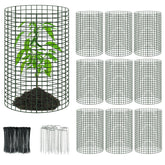 UJG wire plant protector panel in use provides durable garden protection