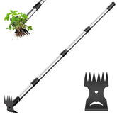 Ukiupop 2-in-1 weed puller with long handle for deep-rooted weed removal.