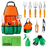 Ukoke garden tool set 12-piece with ergonomic handles for comfortable gardening