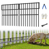ULIOK 30-panel garden fence section for yard boundaries and pet containment.