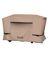 ULTCOVER 600D griddle cover on a 28-inch station showing full coverage for all-around protection.