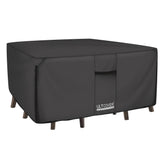 ULTCOVER 600D tough canvas close-up showing durable weather protection for square table covers.