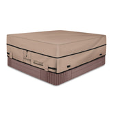 ULTCOVER hot tub cover 95x95 square protects outdoor spa from weather and debris