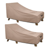 ULTCOVER lounge chair cover up to 72L x 28W x 30H inches protects patio furniture.