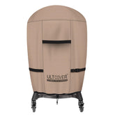 ULTCOVER grill cover on a Kamado Joe protects from rain and dust