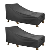 ULTCOVER patio chaise lounge cover protecting 84L x 32W x 32H from rain and sun.