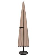ULTCOVER patio parasol cover on a 12 ft umbrella to protect from rain and sun