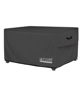ULTCOVER rectangular gas fire pit cover 44x28 protects outdoor table from rain and sun