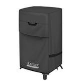 ULTCOVER vertical smoker cover protecting a 30-inch smoker from rain and sun