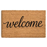 ULTSOFE Coco Coir Doormat front view, dirt-scraping fibers for clean entryways.