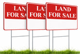 ULVEOL yard sign double-sided 12x16 for real estate enhances curb appeal and visibility.