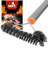 UNCO 3-Sided Grill Brush with steel heads for deep cleaning of grill grates.