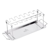 UNCO chicken leg rack on grill with 14 slots for even cooking